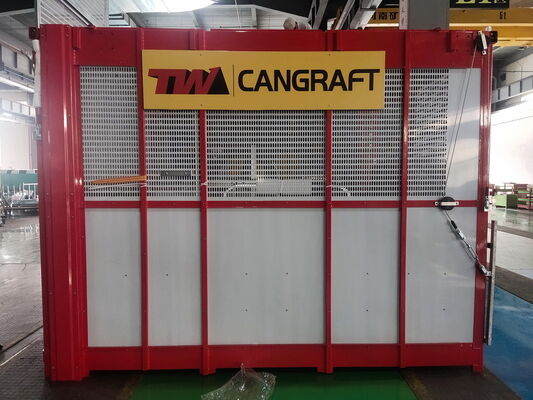 İyi fiyat Rack ve pinion inşaat kaldırıcısı,VFD Kontrolü, sıcak dip galvanize 2000kg İnşaat bina kaldırıcısı, 0-46m/Min Yolcu Malzeme kaldırıcısı çevrimiçi