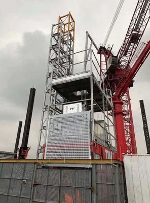 SC200/200G shaft lift building hoist with hot galvanized Material Building Construction Lift Assembled Inside