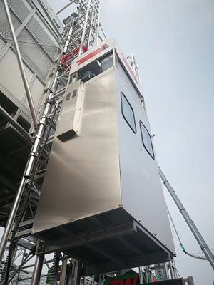 15kw 250m 40m/Min Building Site Hoist For Material With Frequency Inverter