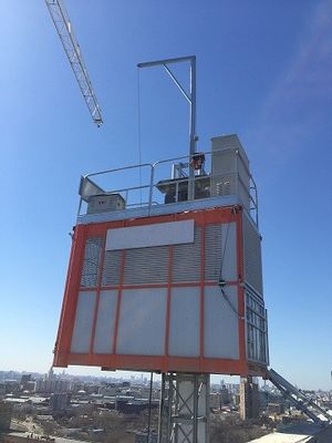 Passenger Material 37kw Building Construction Hoist Bevel Heicial Gearbox/Construction Elevator for Construction