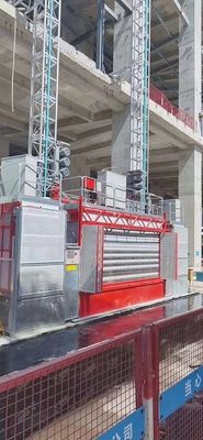 Hot Galvanized SCE400G Construction Personnel Hoist Rack And Pinion Type rack and pinion construction hoist