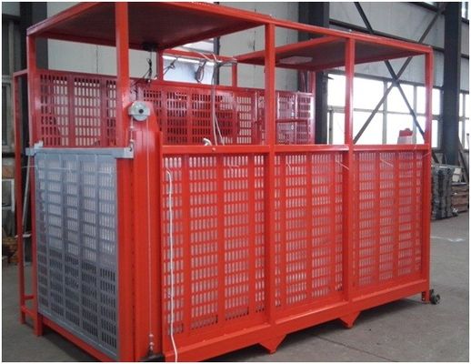 Inverter Control Building Material Hoist , 37kw Passenger Material Hoist