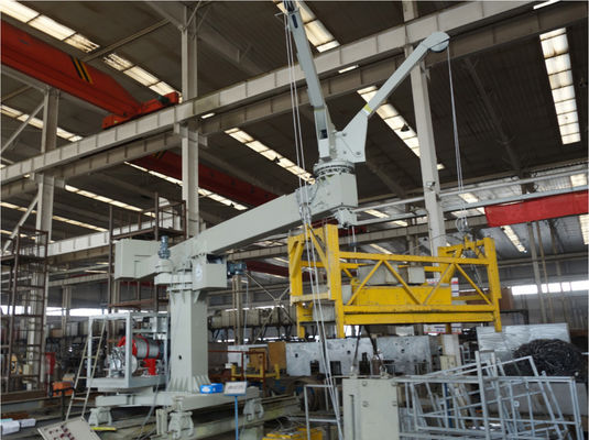 500m Height Building Maintenance Unit With 300kg Aluminium Gondola Permanently Installed On Building Top