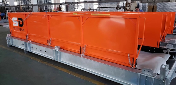 Çekilebilir malzeme Cantideck 4200mm Genişlik İnşaat yükleme platformları MLP4200