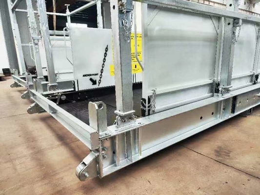 3.5m sabit tip platform vinç yükleme güvertesine FMLP3500 Genişliği 3500mm Tam yük sertifikası