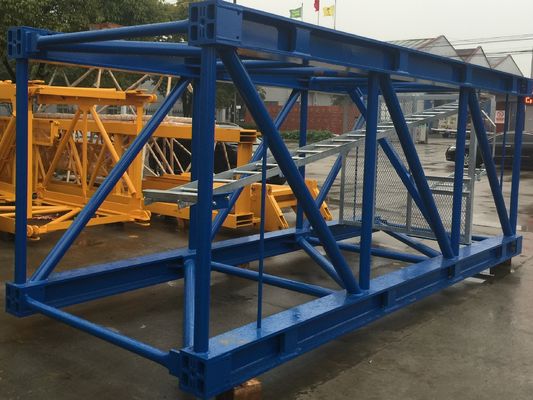 Yüksek hassasiyetli işleme ile epoksi boyama 6000mm kule vinci direği bölümü