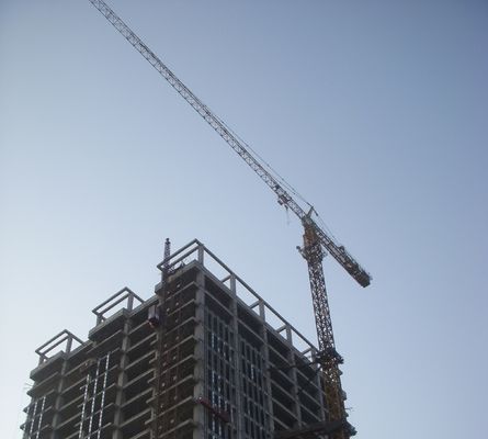İyi fiyat 12 ton kaldırma kapasitesi ile elektrikli 50Hz kendi kendine tırmanan kule vinci Panel Tipi çevrimiçi