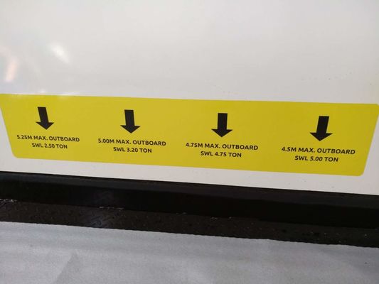 2600 mm Bina yükleme platformu, vinç yükleme platformu 5t