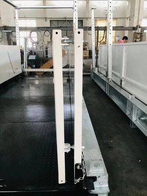3.2m genişliğinde iki ya da dört destekle çekilebilir vinç yükleme platformu