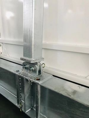 Kum patlatma 320cm vinç yükleme güvertesine ayarlanabilir aletlerle