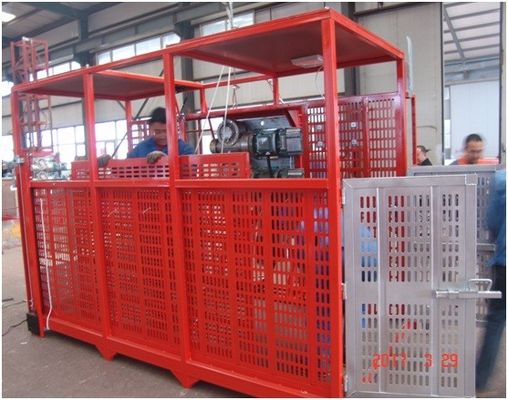 Açık Üst Kafes 2ton 22m/Min İnşaat Malzemesi kaldırma kaldırma inşaat alanında inşaat alanı kaldırma