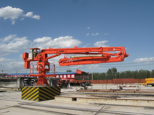 İyi fiyat Yatay Beton Boom Pompası, 11kw Hidrolik Yerleştirme Boom çevrimiçi