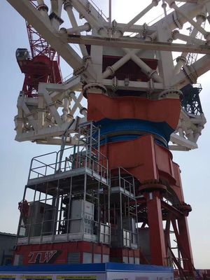 Asansör yolcu kaldırma / binanın içindeki kaldırma / 46m / Min içinde 1600kg İnşaat kaldırma asansörü için asansör şaftı