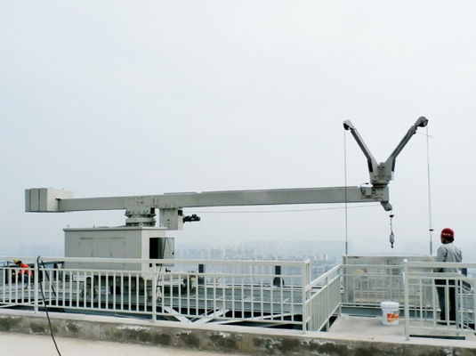 İyi fiyat 500 metre yüksekliğindeki bina bakım ünitesi, binanın tepesine kalıcı olarak monte edilmiş 300 kg alüminyum gondolu ile. çevrimiçi